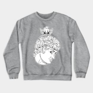 Renaissance boy and angel Crewneck Sweatshirt